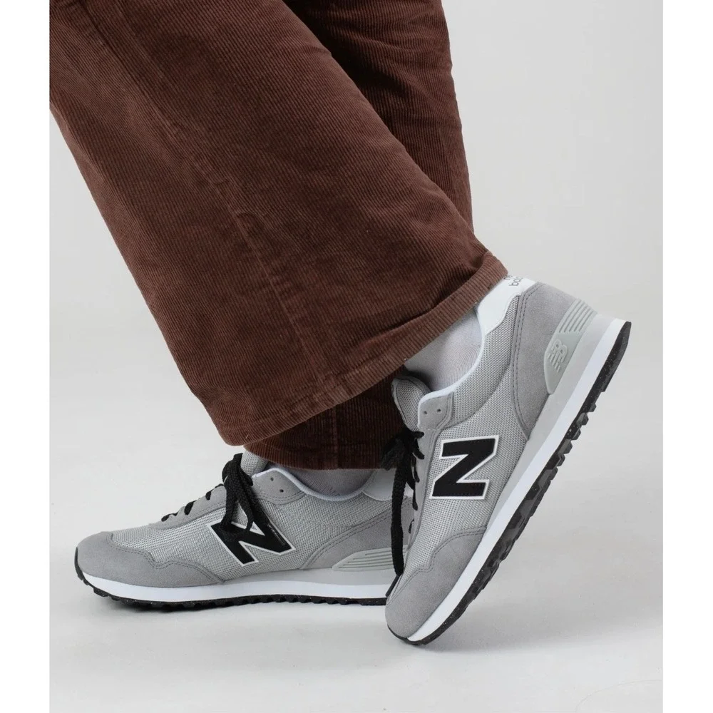 New Balance 515 ML515AGG Gray Black Retro Running Sneakers Men's‎ 10.5